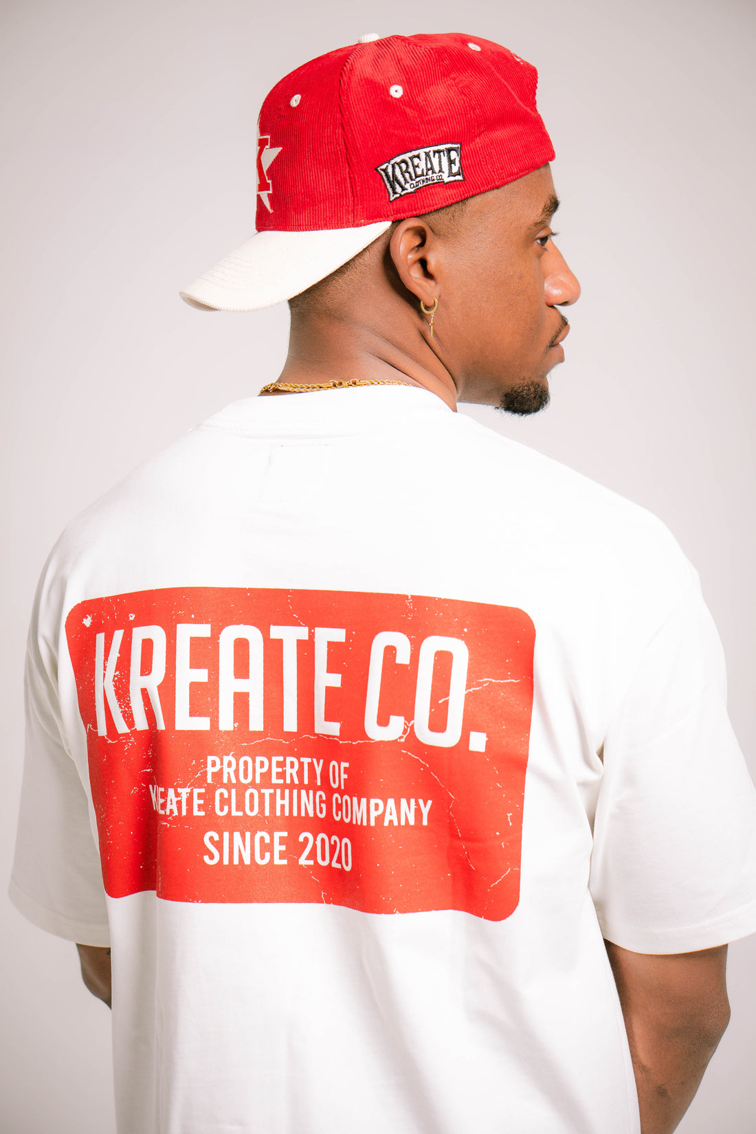 Kreator's Stamp T-Shirt (Off White/Red)