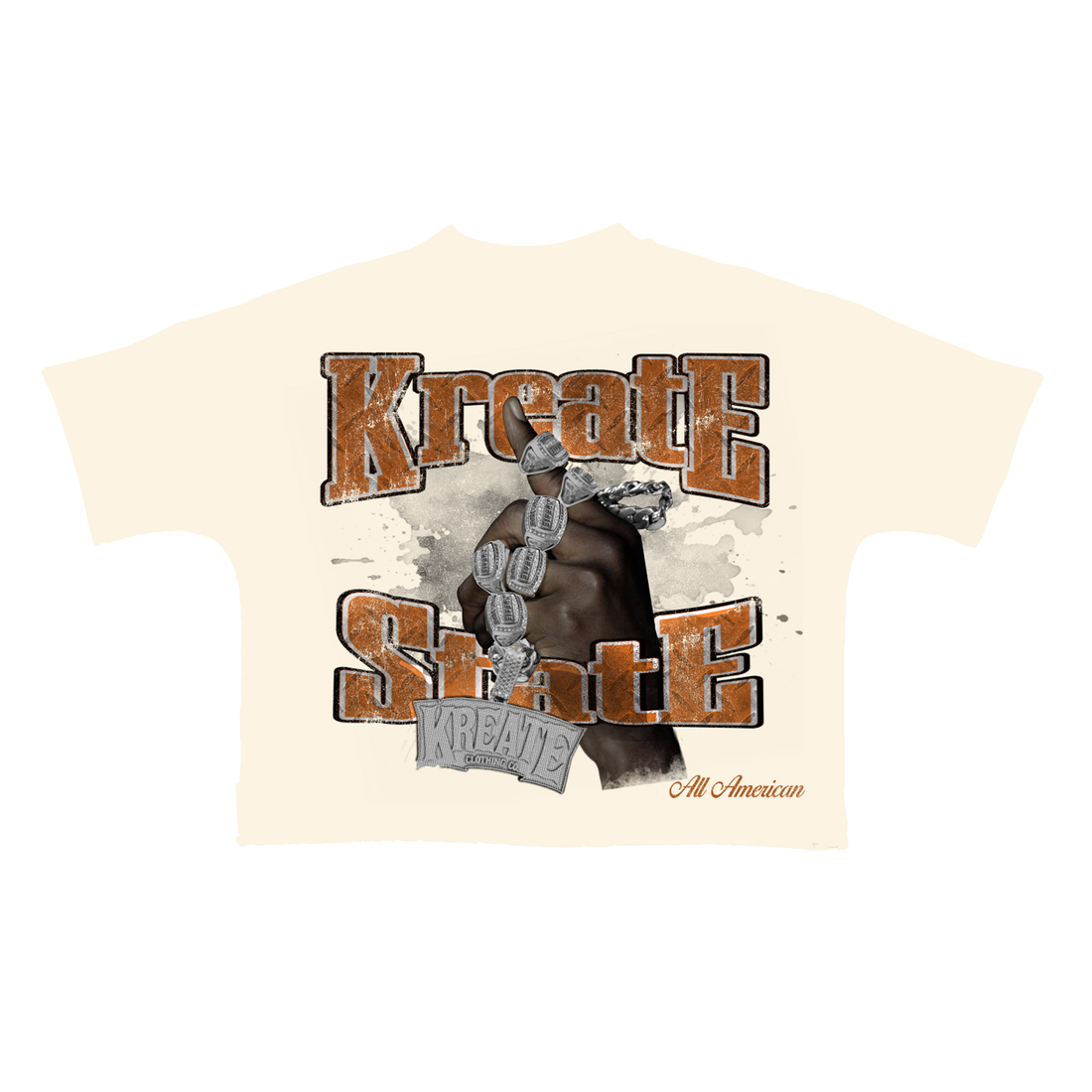 ALL AMERICAN “NIL” T-SHIRT (ORANGE CRUSH)